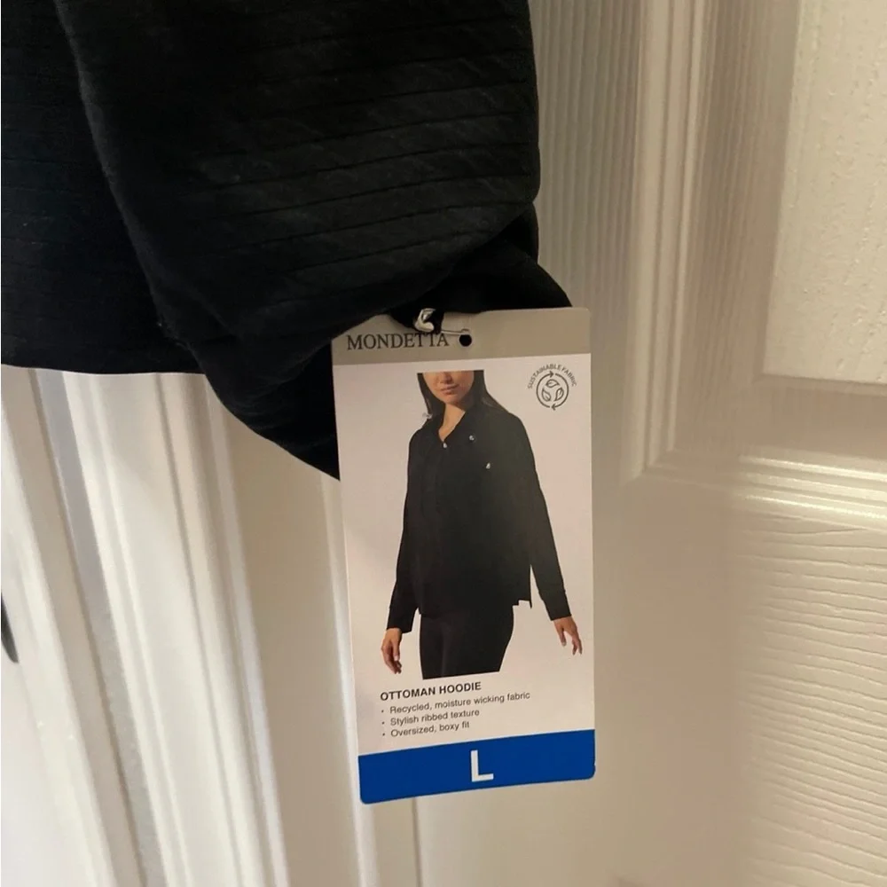 Mondetta Ladies' Ottoman Hoodie - Picture 5 of 6